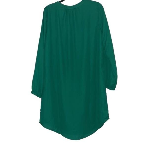 NWOT Gibson Green Long Sleeve Holiday Dress | Size Small - Picture 6 of 7